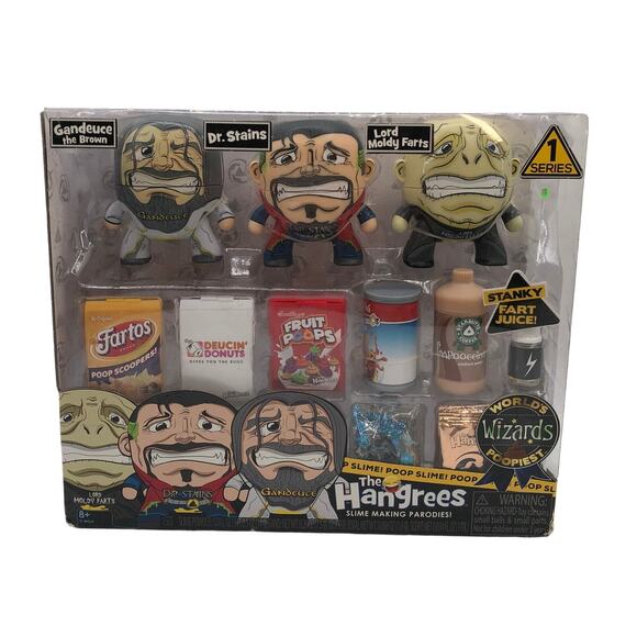 Hangrees Worlds Poopiest Wizards Slime Making Parodies Set Gandalf Voldemort NIB - Picture 1 of 6